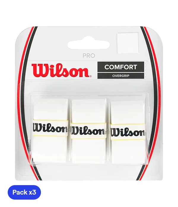Overgrips Wilson Pro Comfort White (Pack x3)