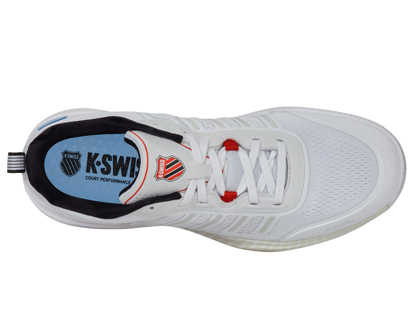 K-Swiss Men's Shoes Ultra Court | White/Black/Mars Red