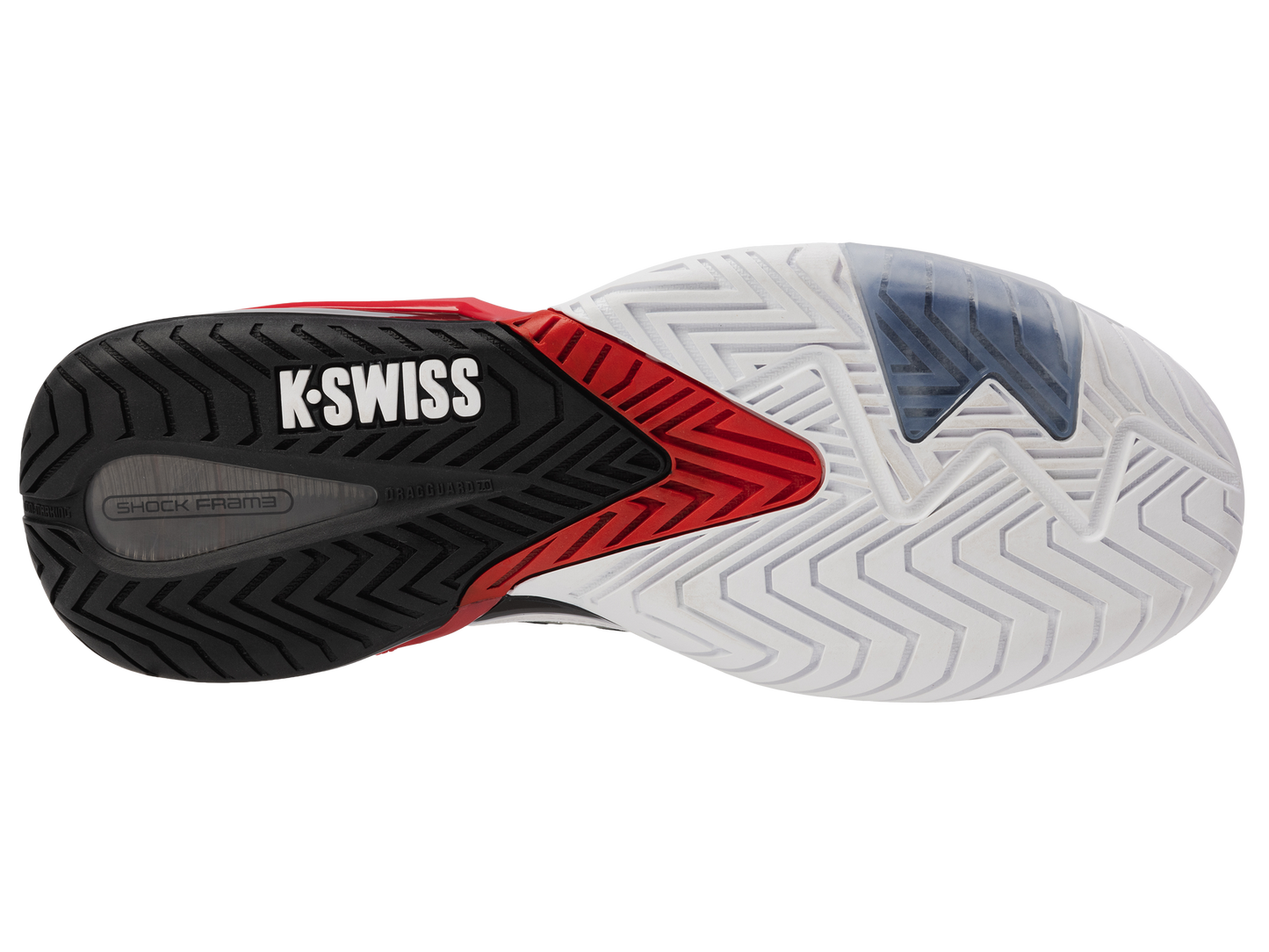 K-Swiss Men's Shoes Ultrashot 4 | White/Black/Mars Red