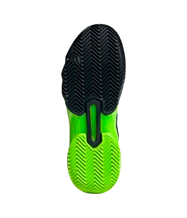 Padel Shoes Adidas CourtJam Control 3 Clay Negro/Amarillo Limon 2025
