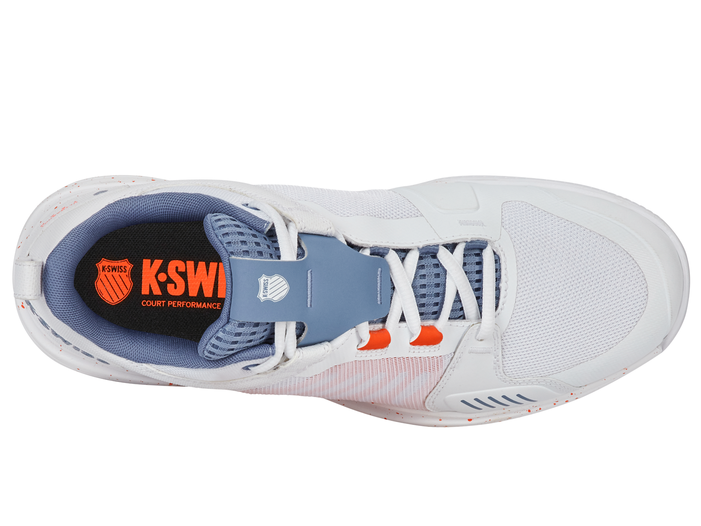 K-Swiss Men's Shoes Ultrashot Team | White/Infinity/Scarlet Ibis