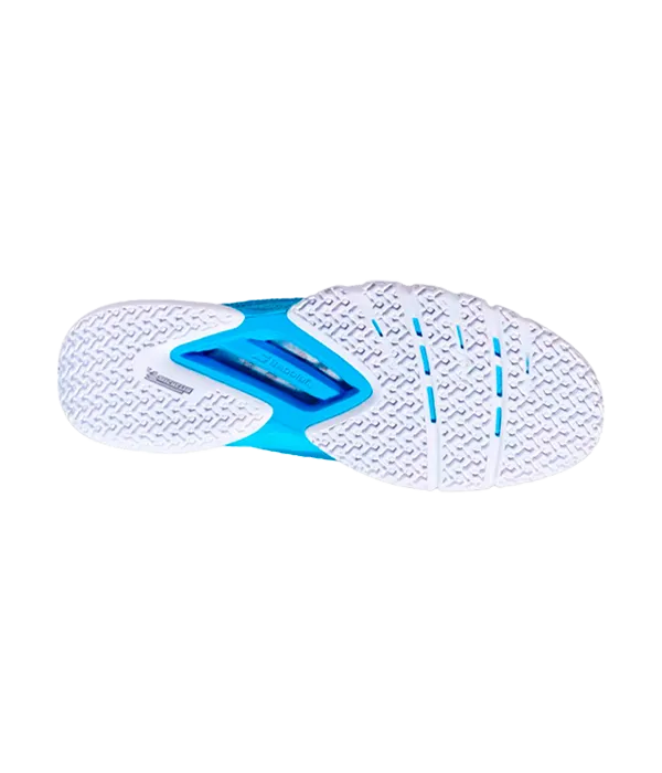Padel Shoes Babolat Jet Premura 2 Junior Cyan Blue/White