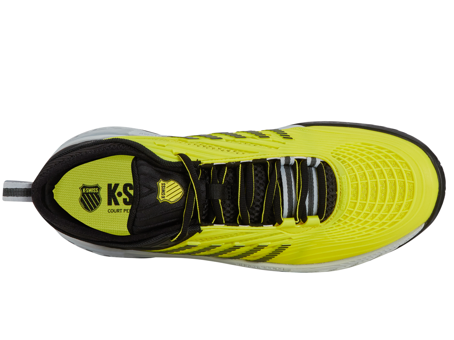 K-Swiss Men's Shoes Hypercourt Supreme 2 | Tennis Yellow/Black/Micro Chip