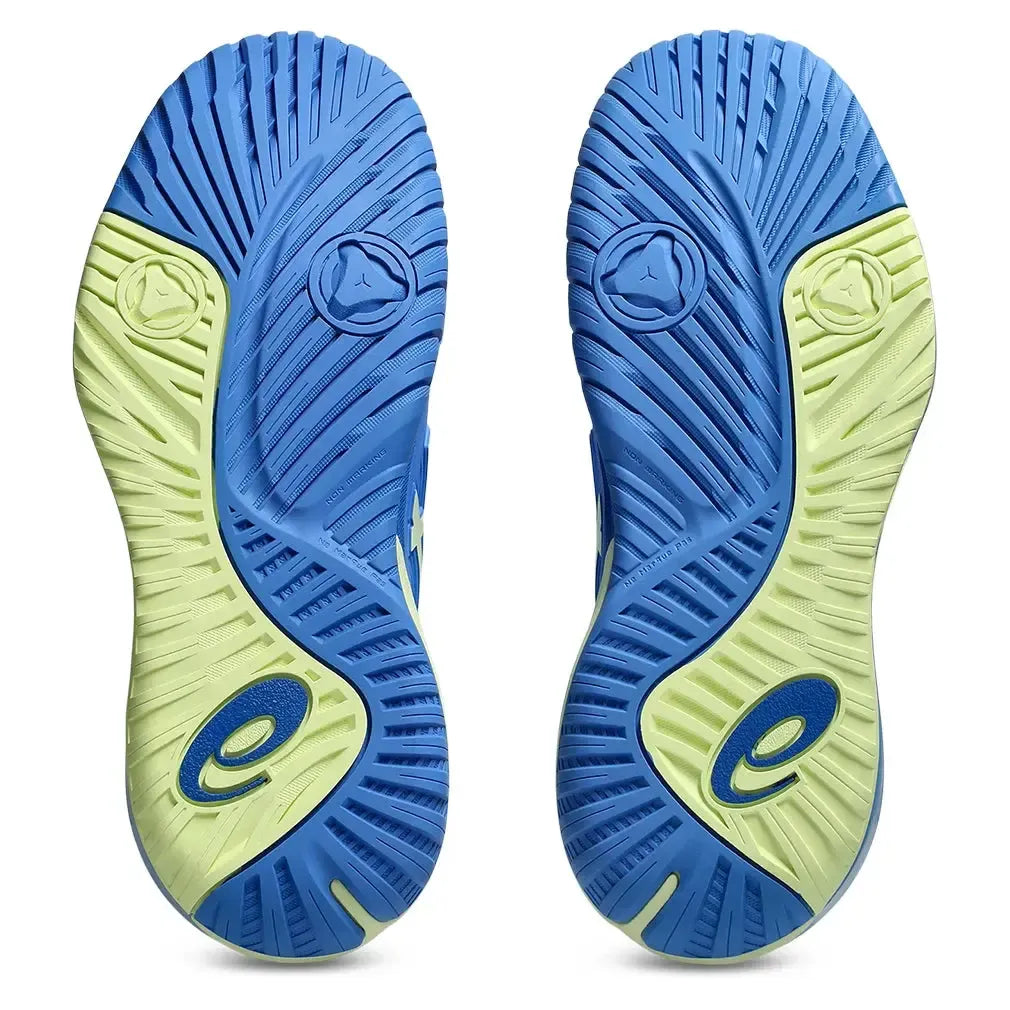 Women's GEL-Resolution X Tennis Shoes Blue Coast and Huddle Yellow
