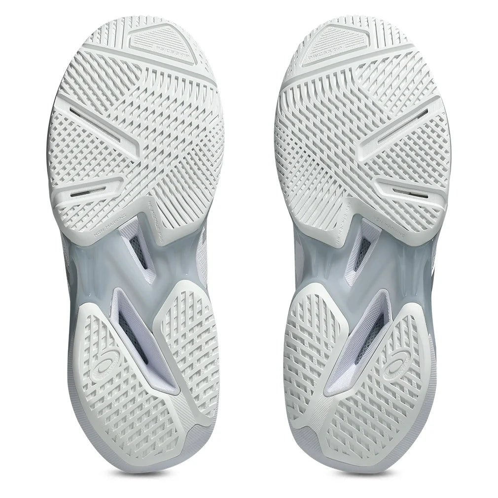 Women's Solution Speed FF 4 Tennis Shoes White and Pure Silver