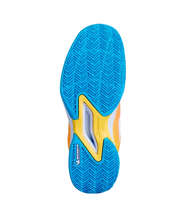 Padel Shoes Babolat Jet Mach 3 Junior Clay Strike Red/ White