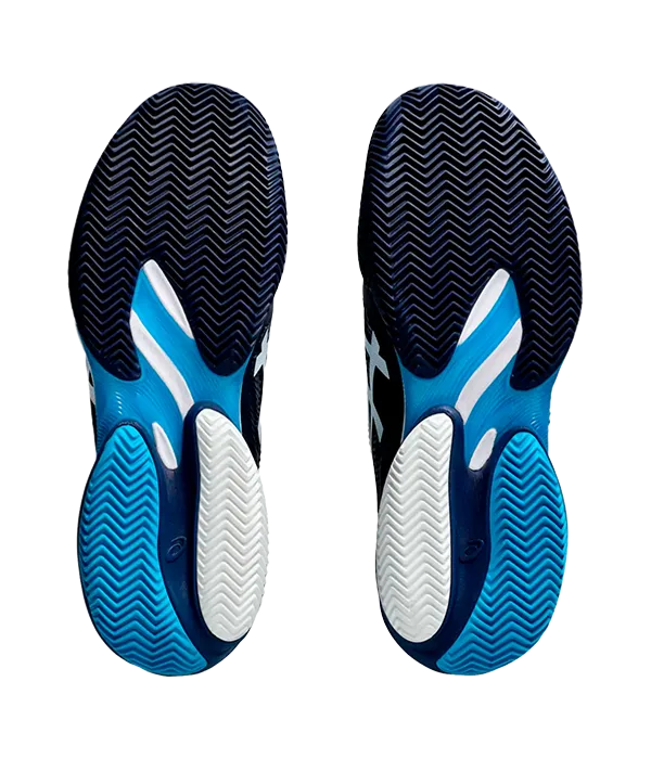 Padel Shoes Asics Court FF 3 Novak Clay Blue Expansive/White