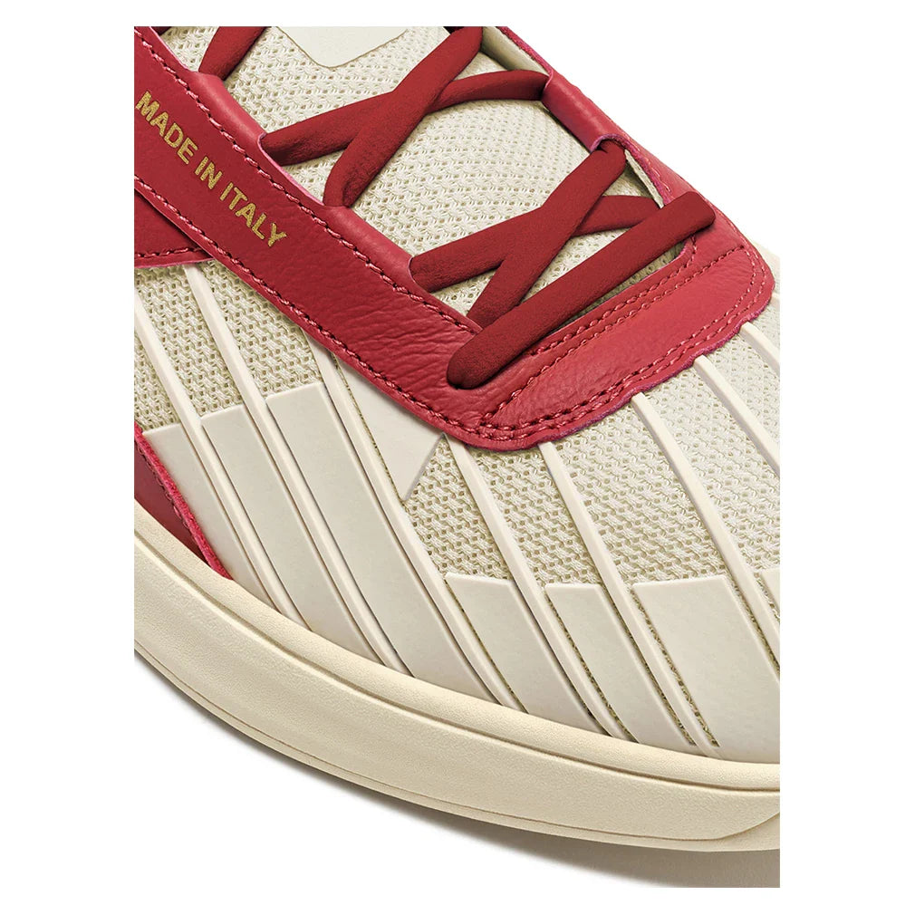 B. Elite Star Tennis Shoes Whisper White and Garnet