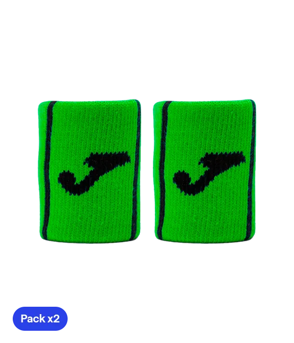Wristband Joma Game Cortas Verde Pack x2