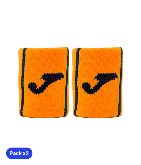Wristband Joma Game Corta Naranja (Pack x2)