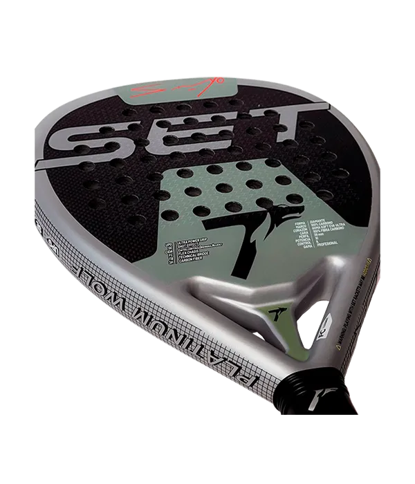 SET Platinum Wolf Control 2025 Sanyo Gutiérrez Padel Racket