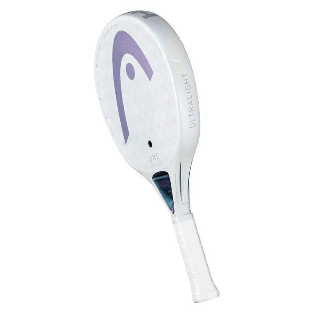 One Ultralight White Padel Racquet