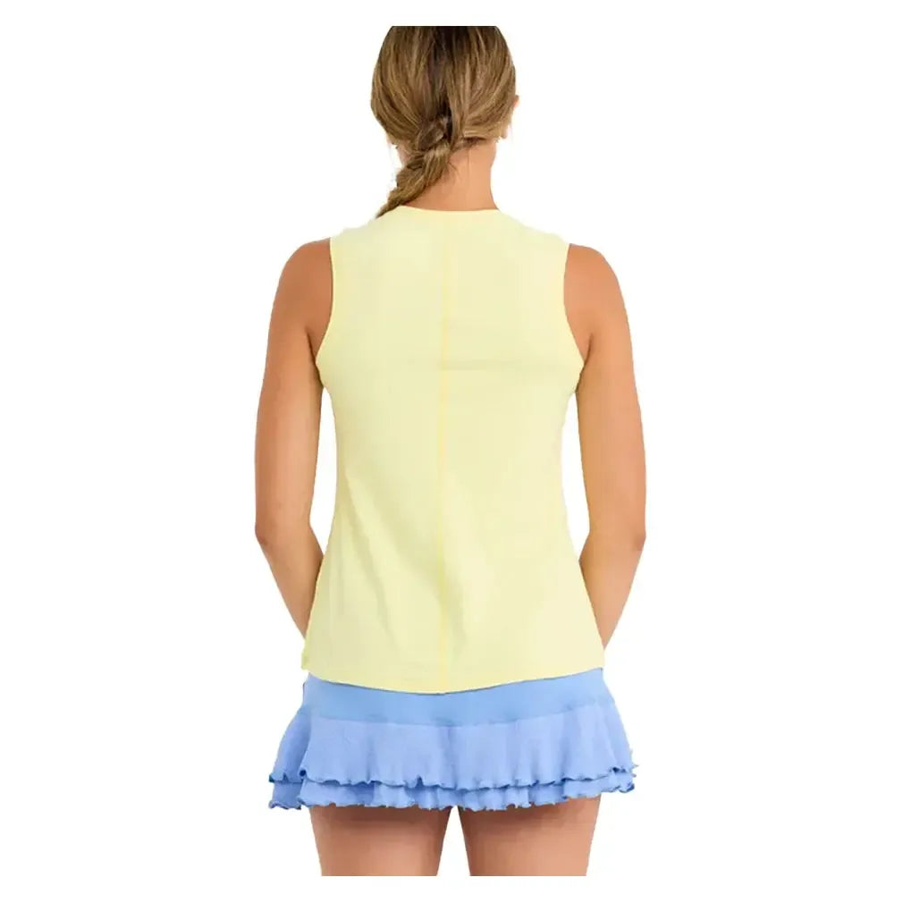 Women's Hi-Low Tennis Tank Lemonade