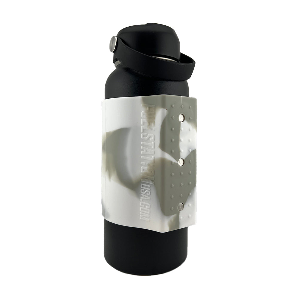 FUELSTATION Bottle: Snow Camo Magnetic Sleeve
