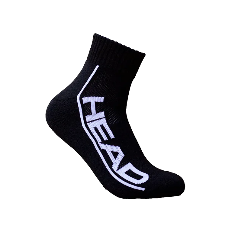 Socks HEAD Performance Quarter Negro (Pack x2)