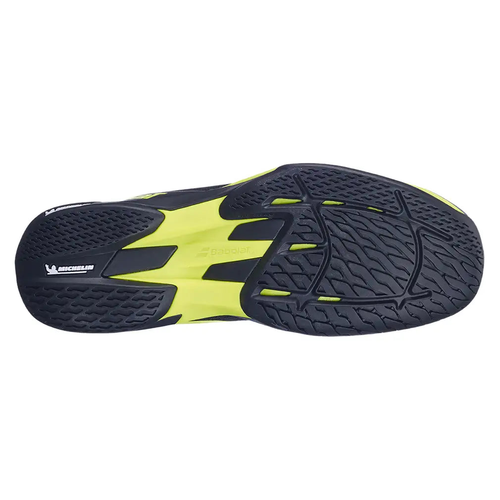 Men's Jet Mach 4 All Court Tennis Shoes Black and Aero