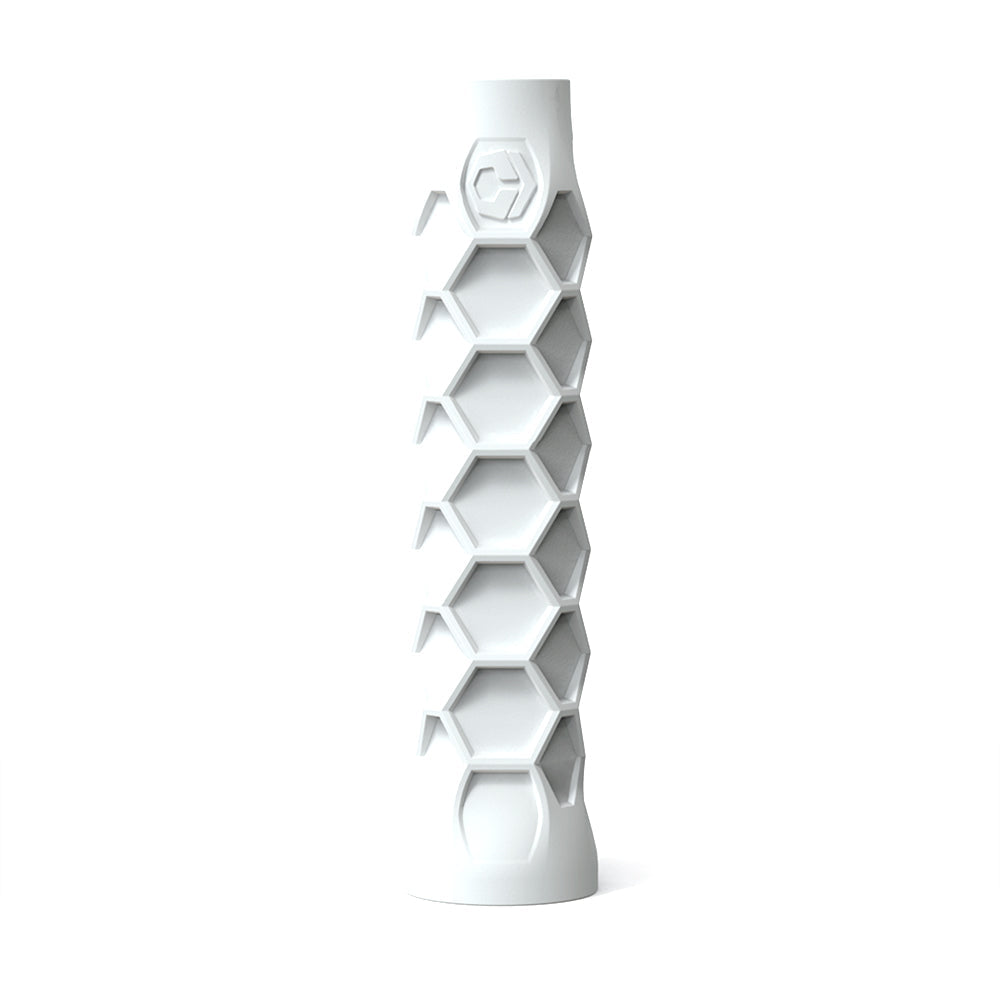 Hesacore Pickleball Elongated Grip - 6 Inches Long - Regular Feel - White