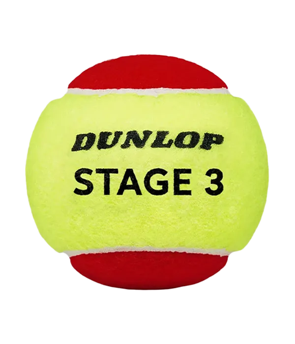 Bote de Balls Dunlop Stage 3 Rojo/Amarillo 2025