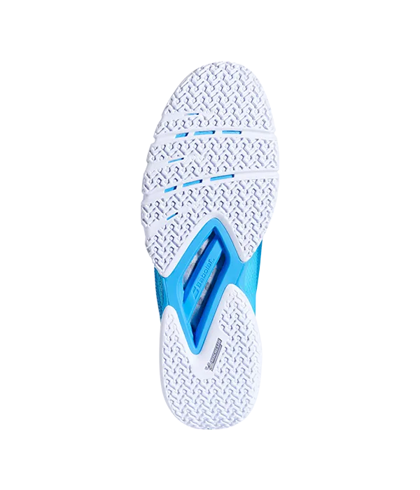 Padel Shoes Babolat Jet Premura 2 Cyan Blue/White 2025 J. Lebrón