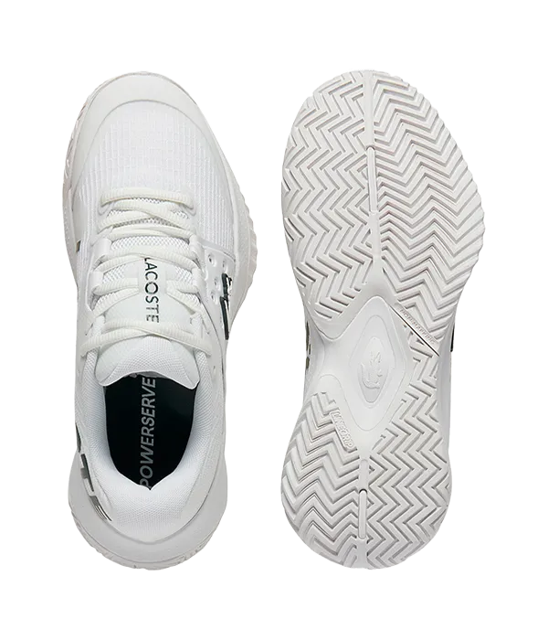 Padel Shoes Lacoste Power Serve White 2025