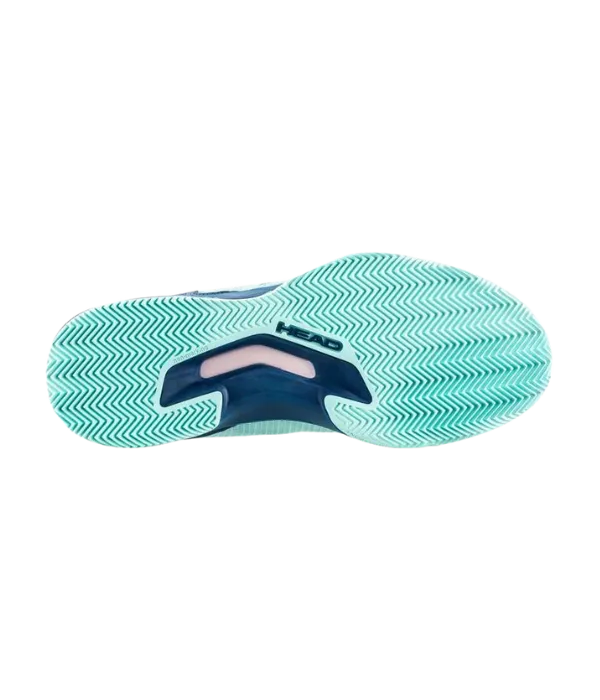 Padel Shoes HEAD Sprint Team 3.5 Clay Mujer Aqua Dark Blue