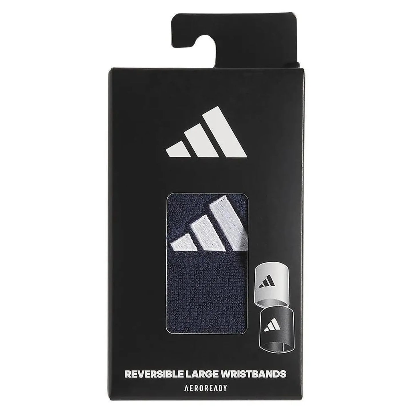 Interval Large Reversible 2.0 Wristband Collegiate Navy and White