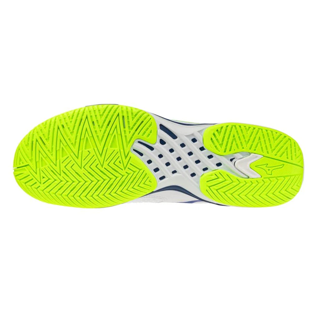 Men's Wave Exceed Tour 7 AC Tennis Shoes White and Dazzling Blue