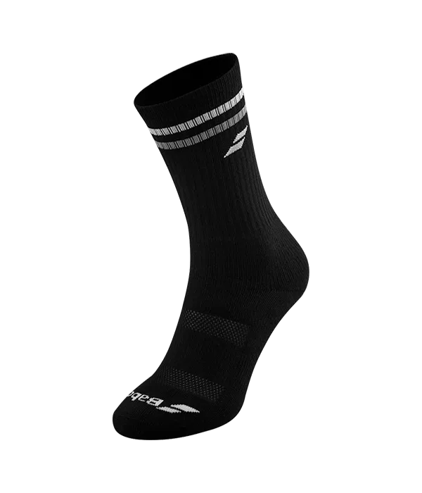 Socks Babolat Team Single Negro/White 2025