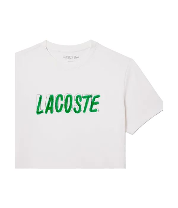 Camiseta Lacoste Ultra Dry White 2025
