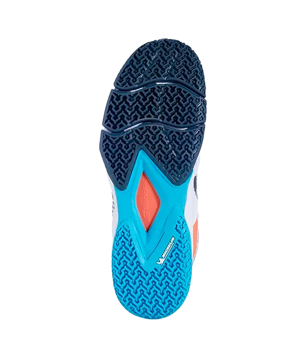 Padel Shoes Babolat Sensa Mujer White/Canyon Sunset