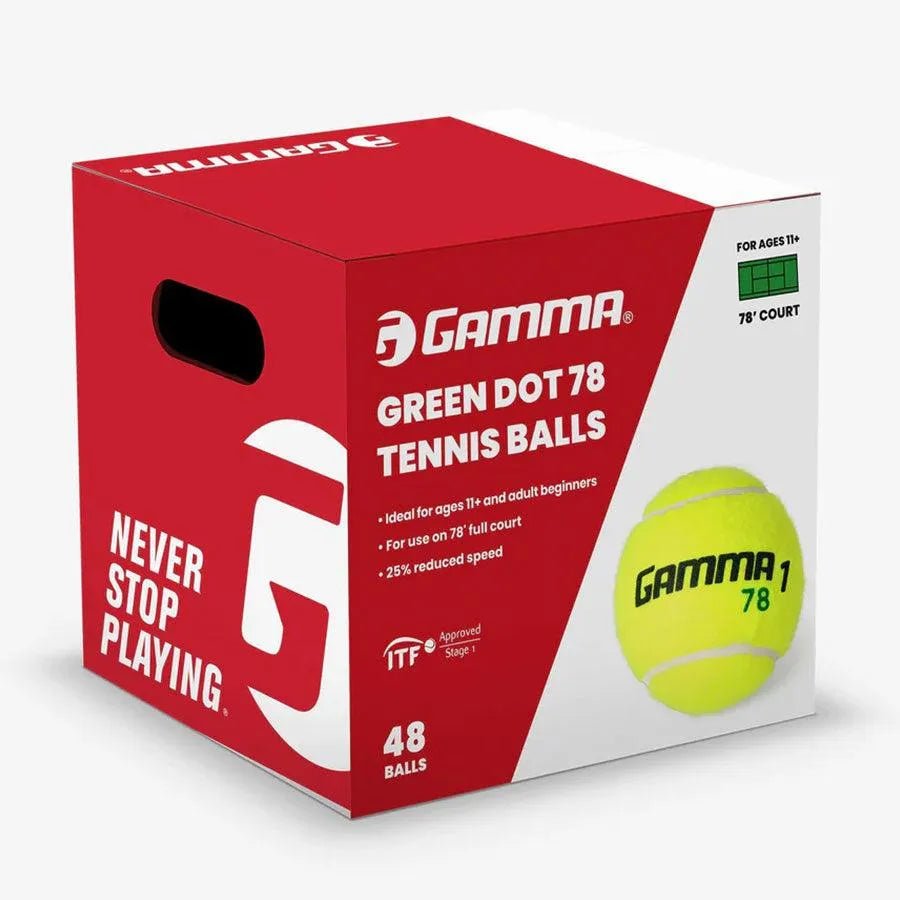 78 Green Dot Tournament Ball 48pkTienda Tennis