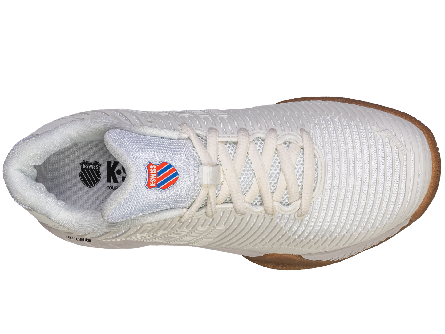 K-Swiss Women's Shoes Hypercourt Express 2 Indoor | Bright White/Gum