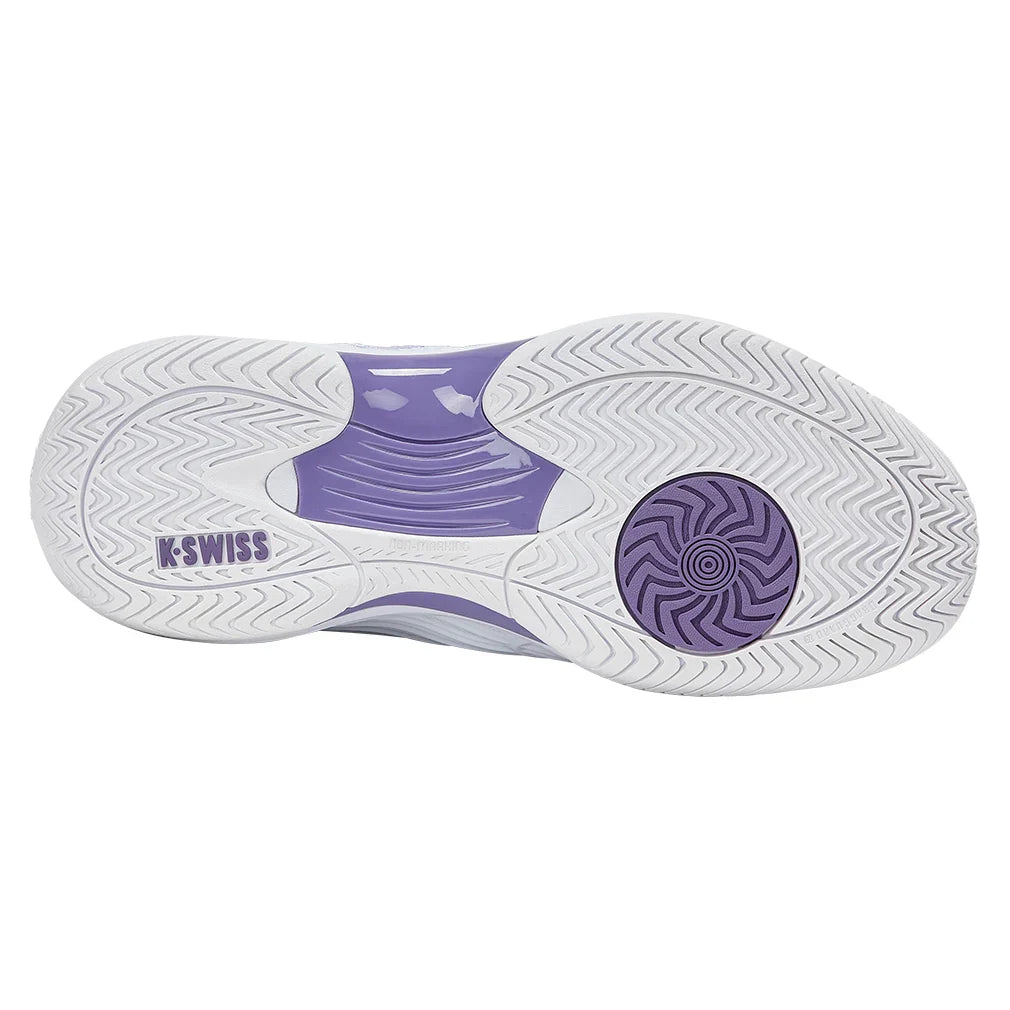 Women's Hypercourt Express 3 Tennis Shoes White and Purple Haze