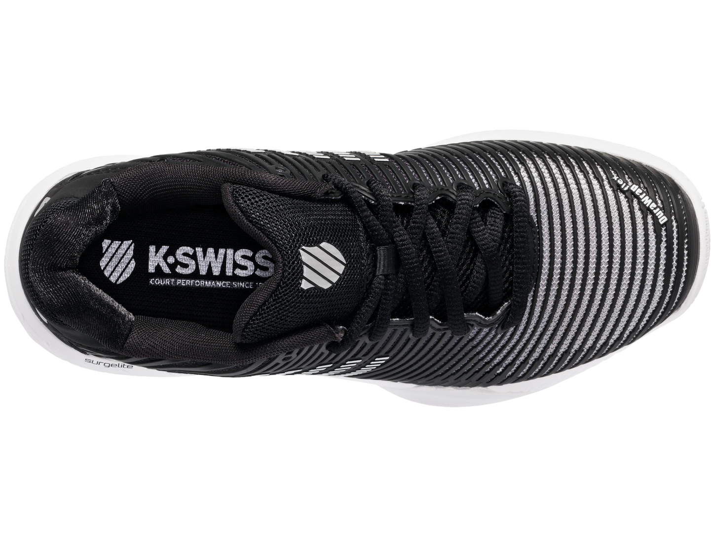 K-Swiss Women's Shoes Hypercourt Express 2 | Black/White/Silver