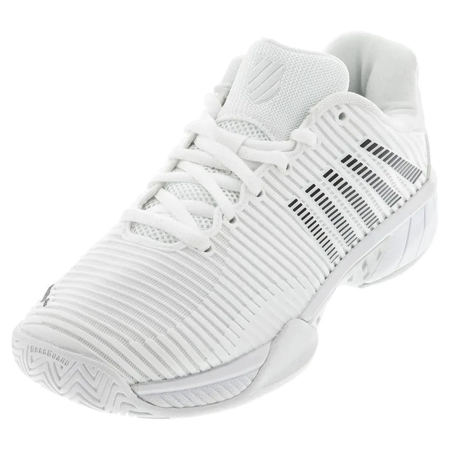 Women's Hypercourt Express 2 Tennis Shoes White and Black-Footwear-K-Swiss-96613-102U20-x-Tennis Express