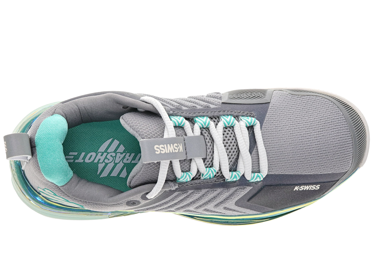 K-Swiss Women's Shoes Ultrashot 3 | Alloy/Brilliant White/ Turquoise