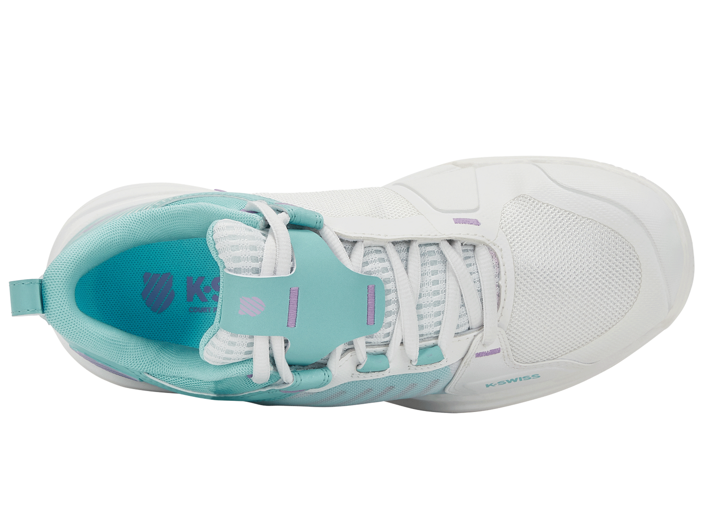 K-Swiss Women's Shoes Ultrashot 3 | Brilliant White/Angel Blue/Sheer Lilac