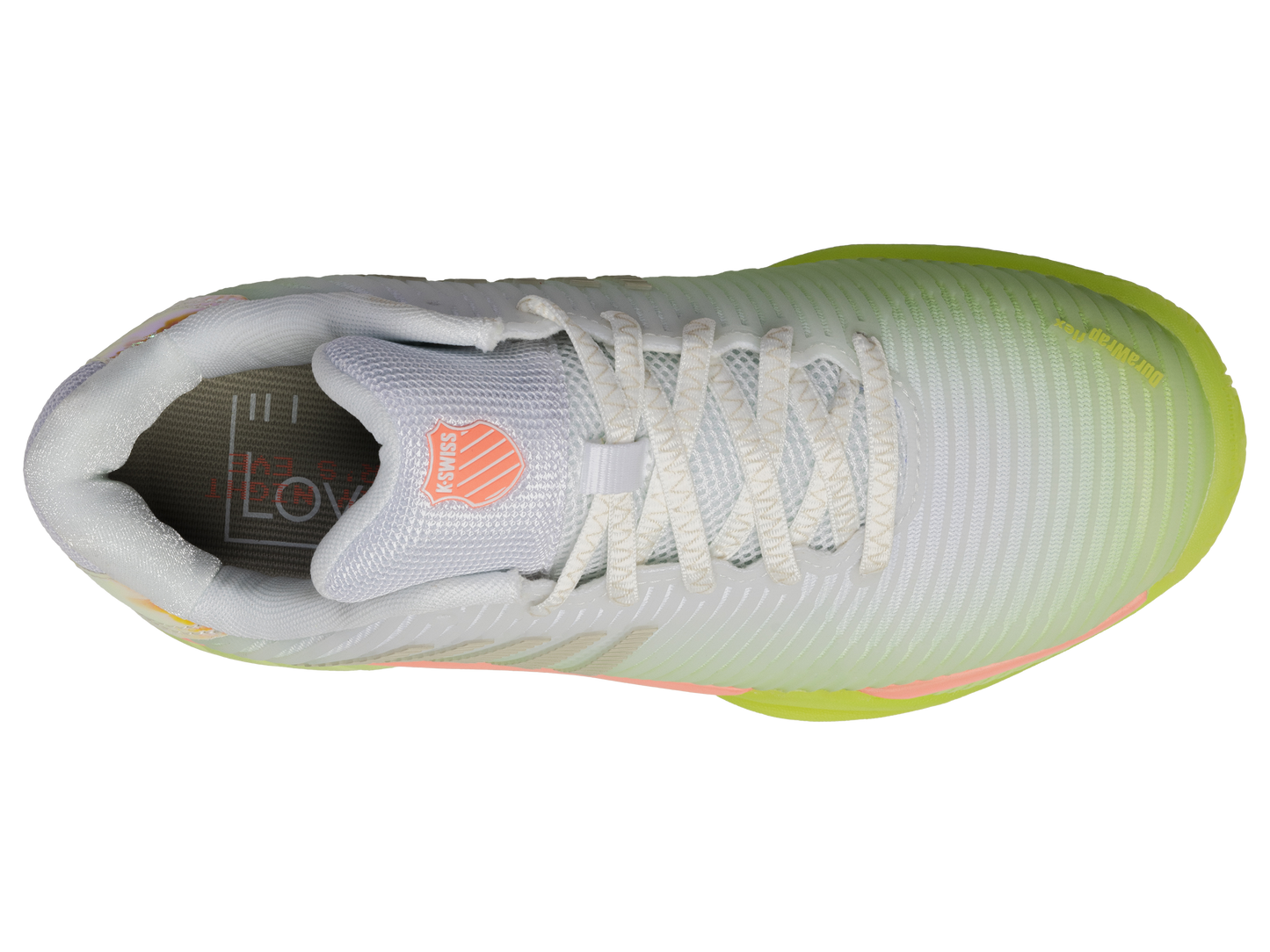K-Swiss Women's Shoes Hypercourt Express 2 Lucky In Love | White/Lemon Frost/Beige