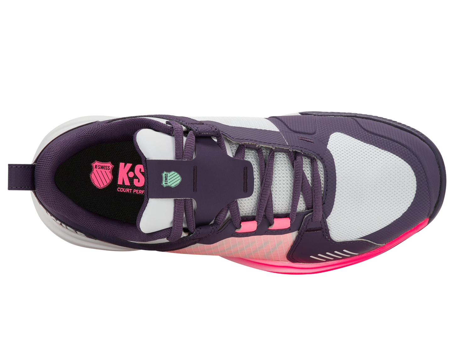 K-Swiss Women's Shoes Ultrashot Team | Purple Plumeria/White/Neon Pastel Pink