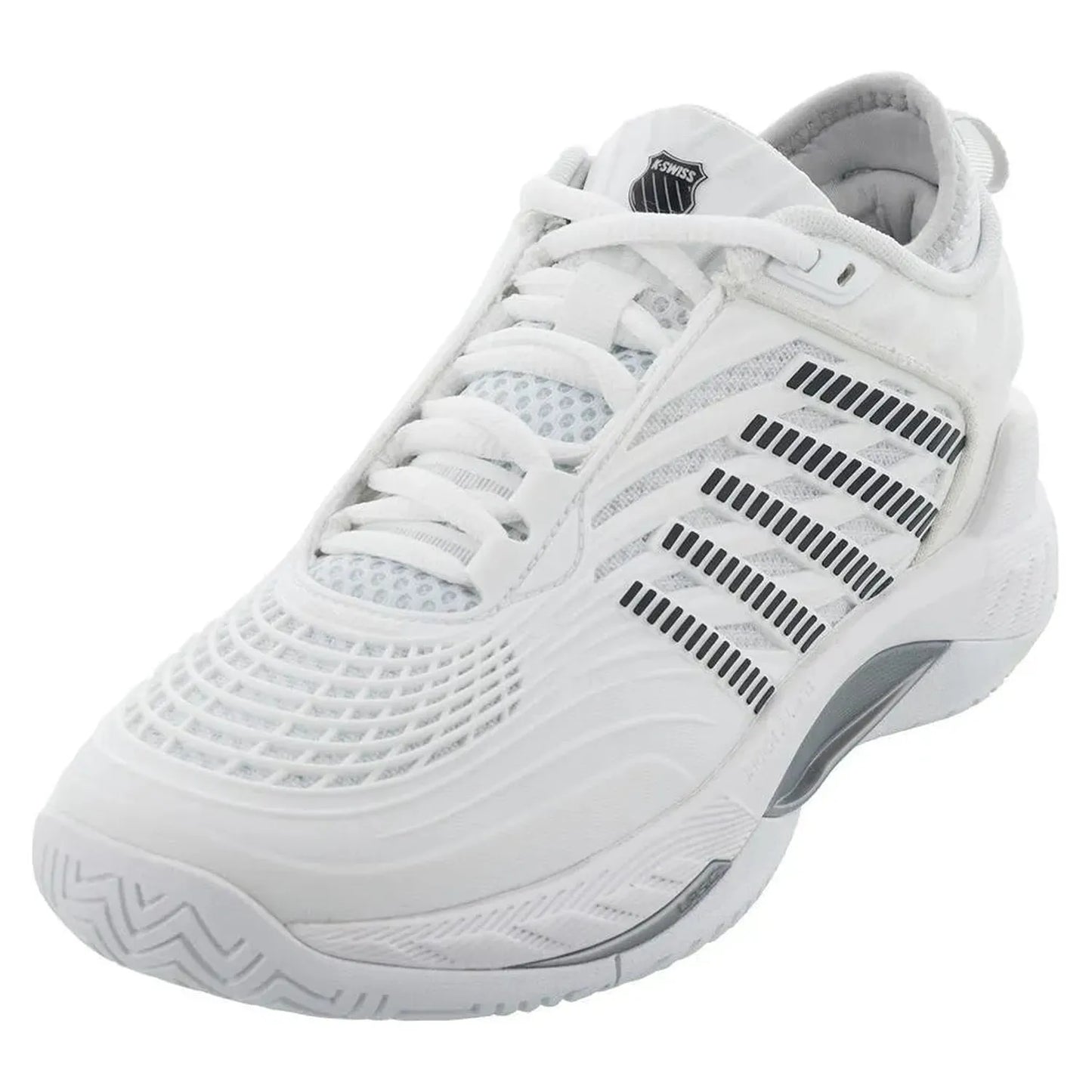Women's Hypercourt Supreme 2 Tennis Shoes White and Vapor Blue-Footwear-K-Swiss-99071-996S24-x-Tennis Express