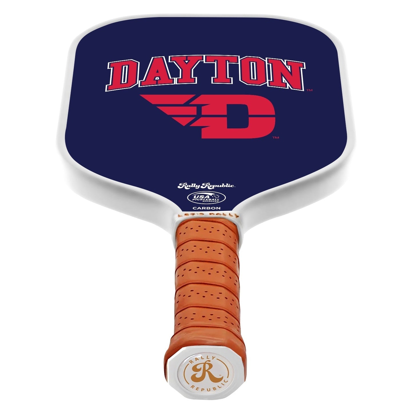 Rally Republic Pickleball Dayton Flyers Red Athletic D Logo Pickleball Paddle