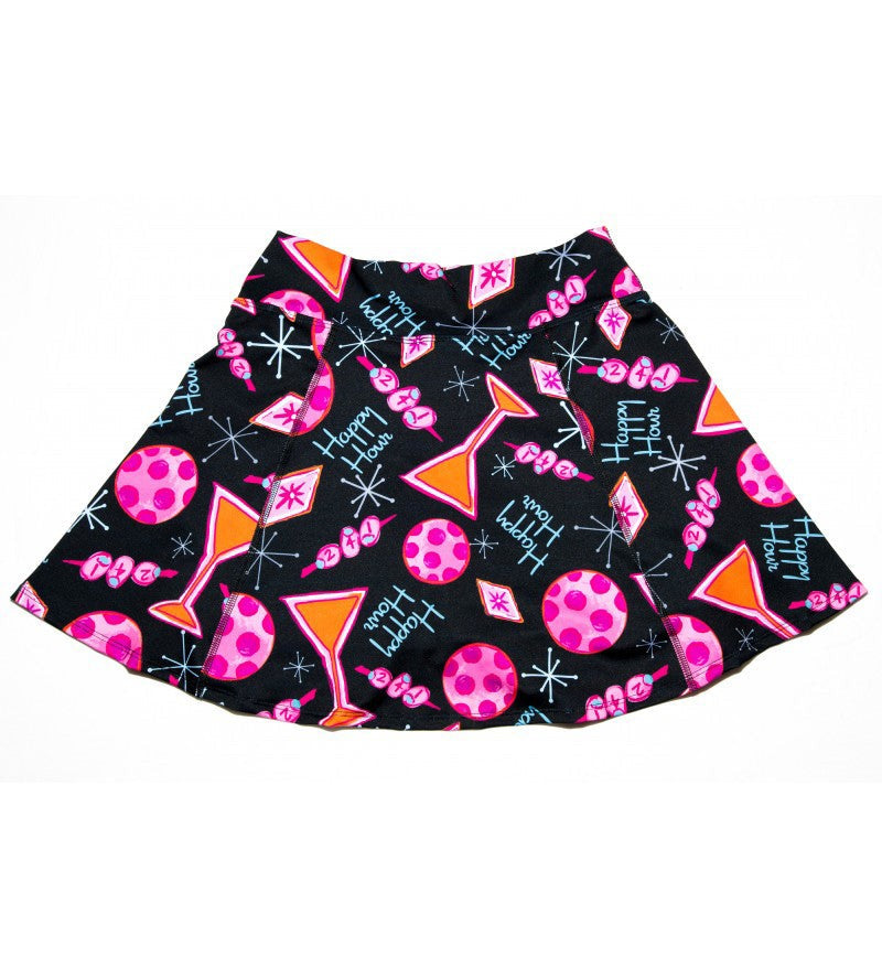Picckleball Bella Aline Skort Martini 2-4-1 Happy Hour