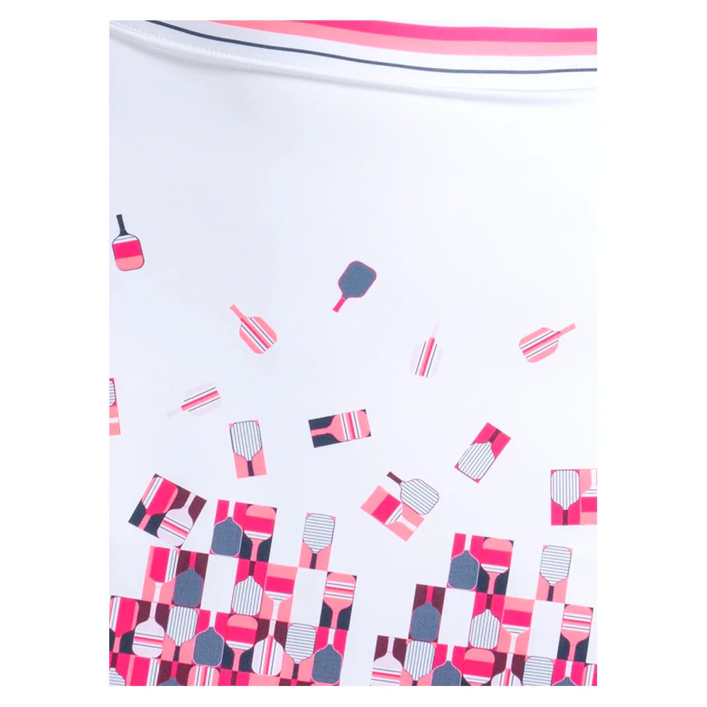 Women's Pixel Rally Pickleball Skort White