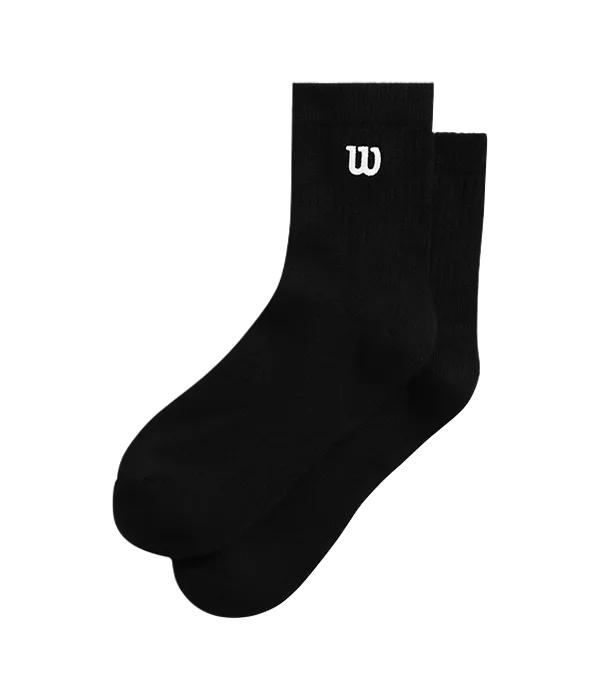 Socks Wilson Quarter Top Bright Black 2025