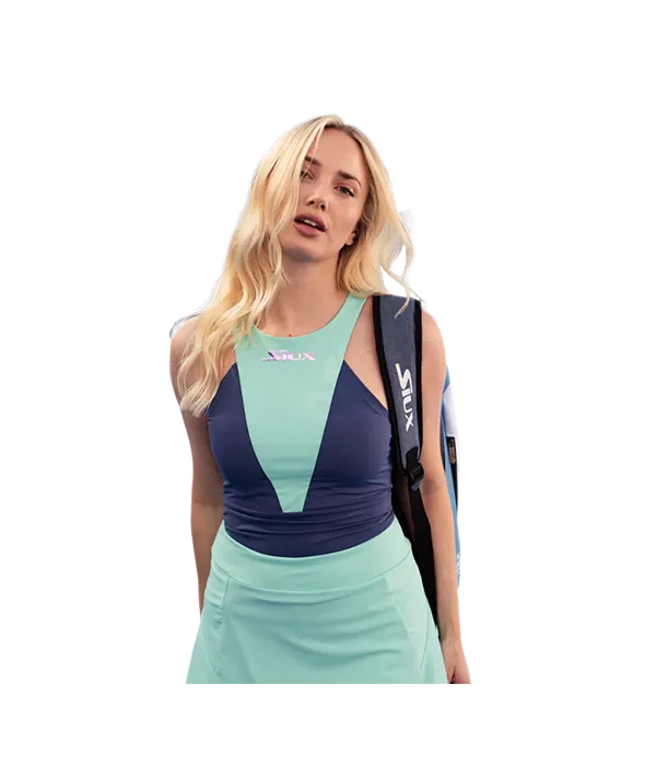 Camiseta Siux Dusk Mujer Azul sin mangas 2025