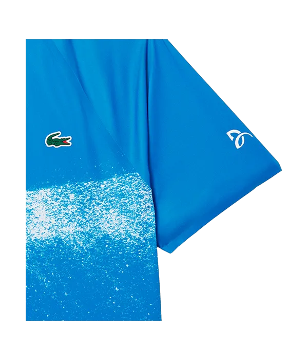 Polo Lacoste Novak Djokovic Azul/White 2025