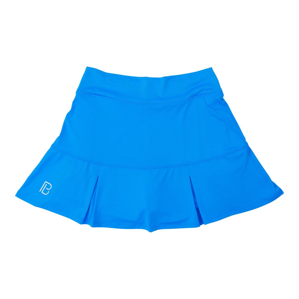 Picckleball Bella Drop Pleat Skort Electric Blue with Net Worth