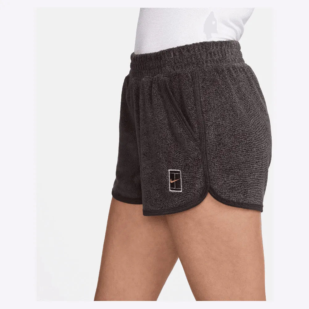 Women's Court Heritage Mid-Rise French Terry Tennis Shorts