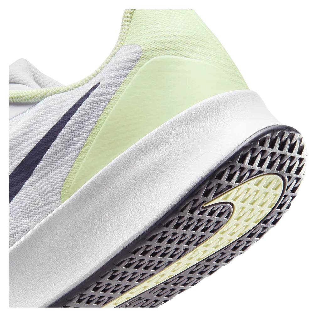 Men's Vapor Lite 3 Tennis Shoes White and Dark Raisin