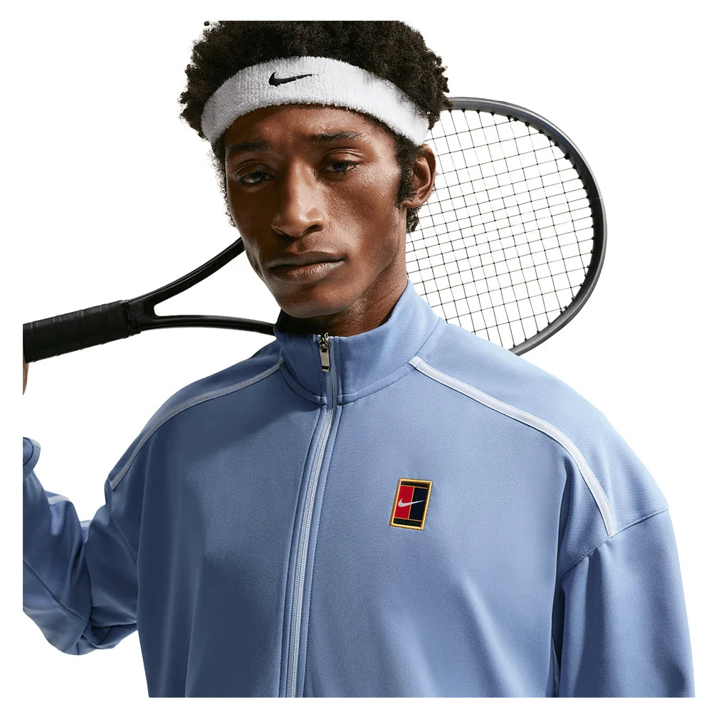 Men's Court Heritage Tennis Jacket Work Blue